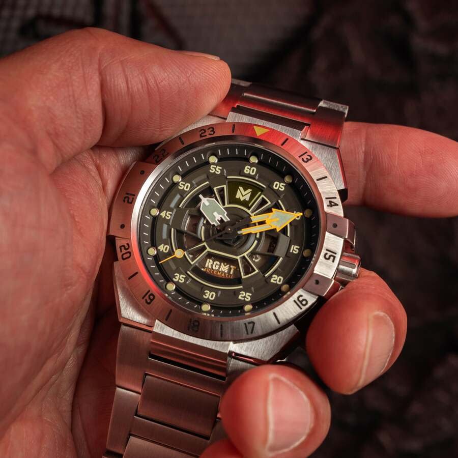 Himars Automatic Brown Dial Men's Watch RG-8065-44 - luxury watch