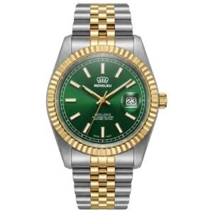 Classic 41mm Green Dial Men's Quartz Watch MRI-25R41-07-931