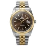 Classic 41mm Brown Dial Men's Quartz Watch MRI-25R41-07-951