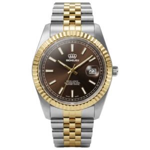 Classic 41mm Brown Dial Men's Quartz Watch MRI-25R41-07-951