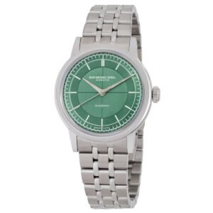 Raymond Weil Millesime Automatic Sage Green Dial Ladies Watch 2125-ST-52011