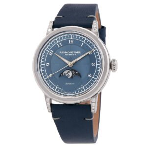 Raymond Weil Millesime Automatic Moon Phase Ladies Watch 2145-SCS-05511
