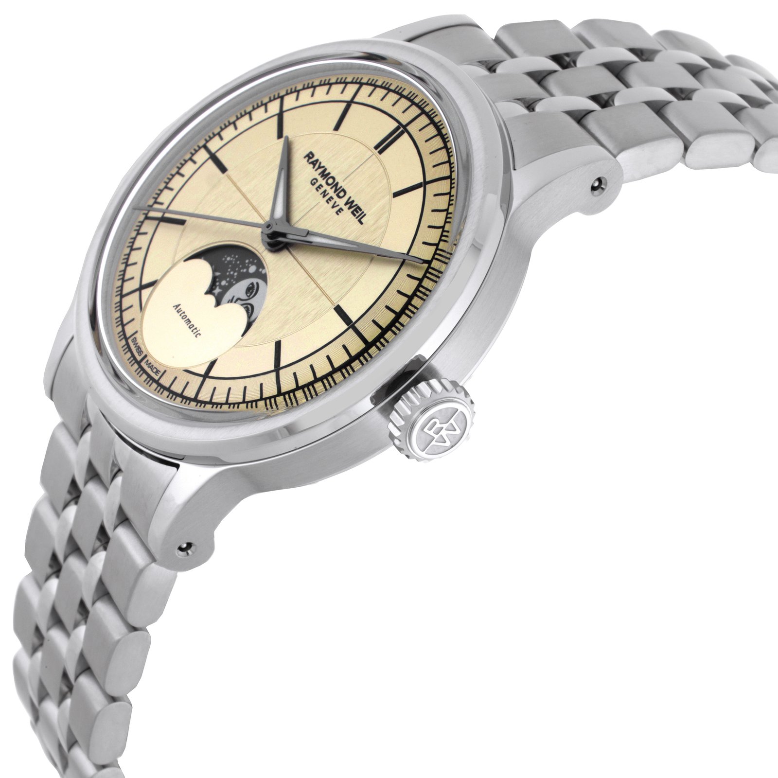 Raymond Weil Millesime Automatic Moon Phase Watch 2145-ST-10001 - Image 2