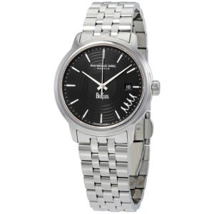 Raymond Weil Maestro Beatles Automatic Black Dial Men's Watch 2237-ST-BEAT2