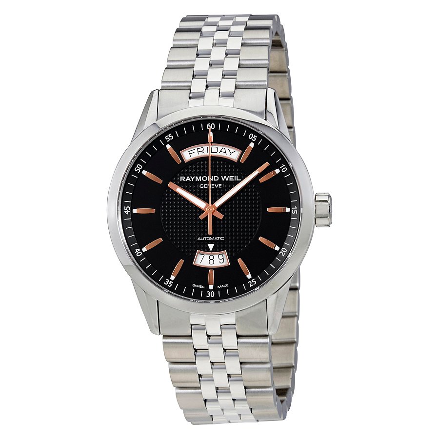 Raymond Weil Freelancer Automatic Black Dial Men's Watch 2720-ST5-20021