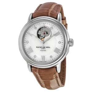 Raymond Weil Maestro Mother of Pearl Dial Ladies Watch 2827-L4-00966