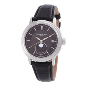 Raymond Weil Maestro Automatic Moon Phase Grey Dial Men's Watch 2879-STC-60001