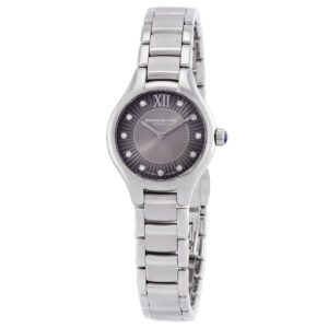 Raymond Weil Noemia Quartz Diamond Grey Dial Ladies Watch 5124-ST-60181