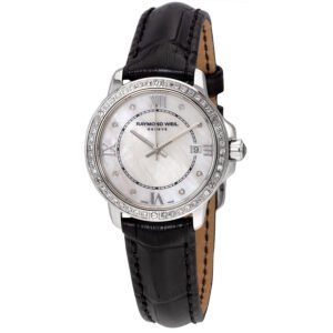 Raymond Weil Tango Diamond White Mother of Pearl Dial Ladies Watch 5391-LS1-00995
