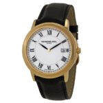 Raymond Weil Tradition White Dial Gold-Plated Men's Watch 54661-PC-00300