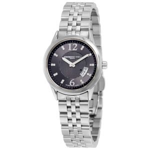 Raymond Weil Freelancer Black Dial Ladies Watch 5670-ST-05645