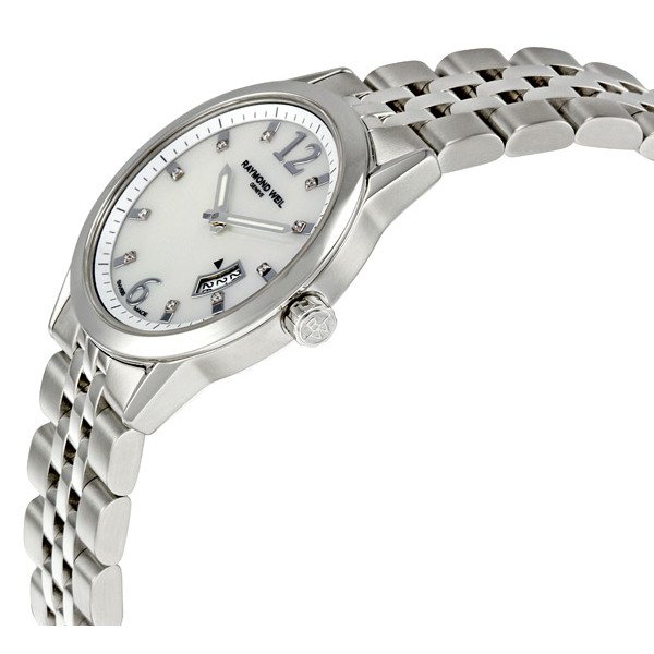 Raymond Weil Freelancer Mother bof Pearl Dial Ladies Watch 5670-ST-05985 - Image 2