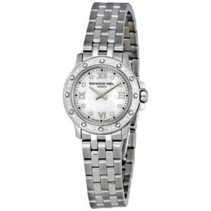 Raymond Weil Tango Mother of Pearl Diamond Dial Ladies Watch 5799-STS-00995