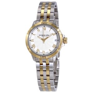 Raymond Weil Tango Quartz White Dial Two-tone Ladies Watch 5960-STP-00308