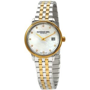Raymond Weil Toccata Quartz Diamond White Mother of Pearl Dial Ladies Watch 5985-STP-97081