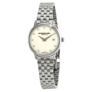 Raymond Weil Toccata Ivory Diamond Dial Ladies Watch 5988-ST-40081