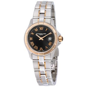 Raymond Weil Parsifal Black Dial Ladies Watch 9460-SG5-00208