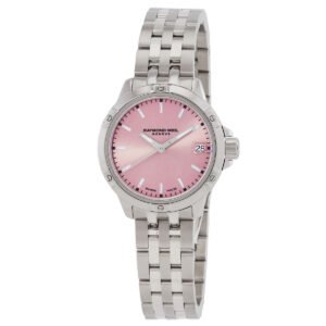 Raymond Weil Tango Quartz Pink Dial Ladies Watch 5960-ST-80001