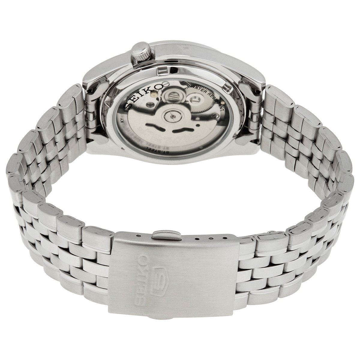 Seiko Series 5 Automatic White Dial Men's Watch SNK385K1 - Image 3