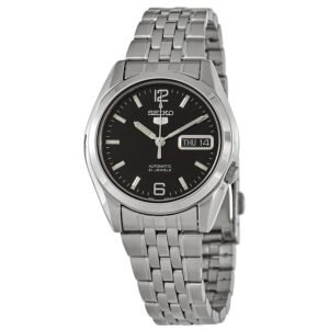 Seiko Series 5 Automatic Black Dial Men's Watch SNK393