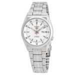 Seiko Series 5 Automatic Date-Day White Dial Men's Watch SNK559J1