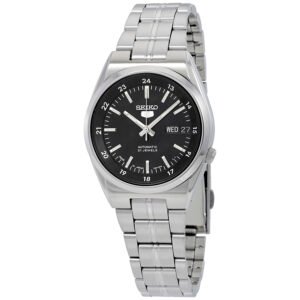 Seiko Series 5 Automatic Date-Day Black Dial Men's Watch SNK567J1