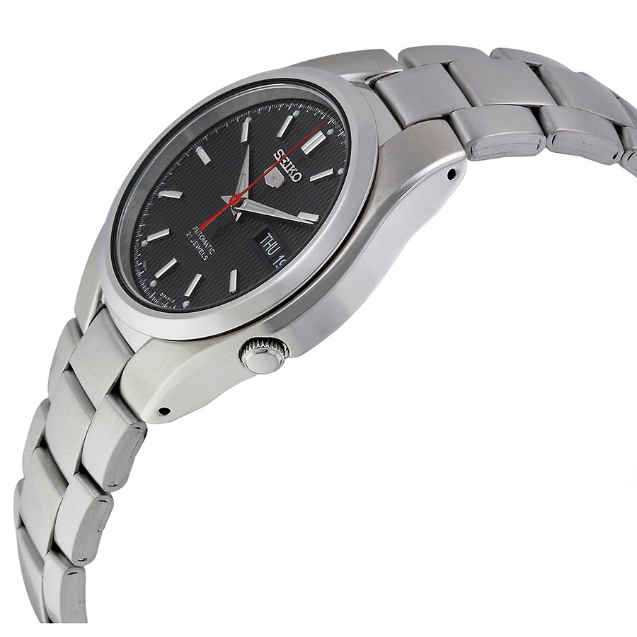 Seiko Series 5 Automatic Black Dial Men's Watch SNK607 - Image 2