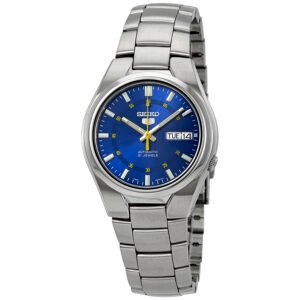 Seiko Series 5 Automatic Blue Dial Men's Watch SNK615