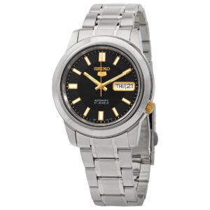 Seiko 5 Automatic Black Dial Men's Watch SNKK17K1