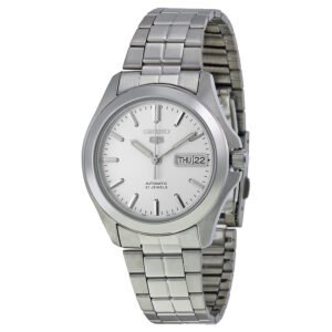 Seiko Series 5 Automatic Silver Dial Men's Watch SNKK87