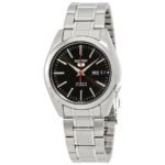 Seiko Series 5 Automatic Black Dial Men's Watch SNKL45