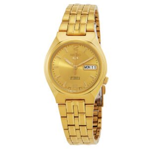 Seiko Series 5 Automatic Gold Dial Men's Watch SNKL64K1