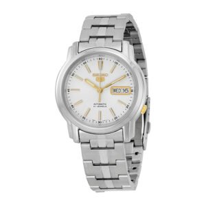 Seiko 5 Automatic Silver Dial Stainless Steel Men's Watch SNKL77