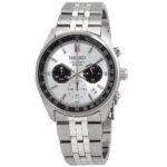 Seiko Motorsports Chronograph Quartz Silver Dial Men's Watch SSB425P1
