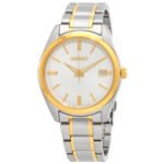 Seiko Quartz White Dial Men's Watch SUR312P1