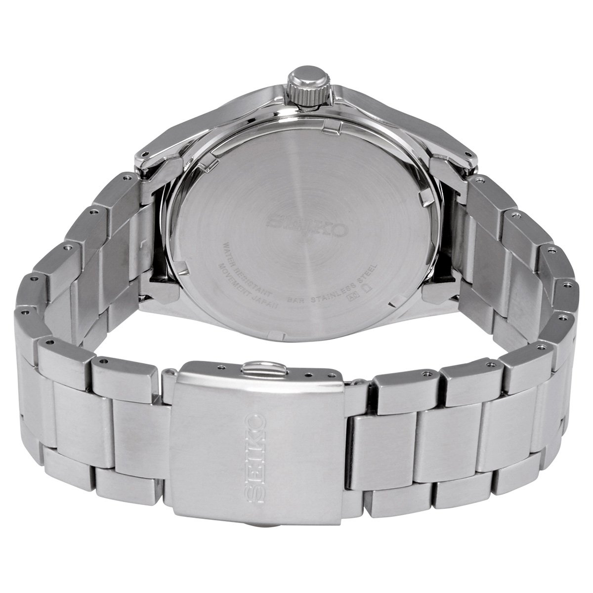 Seiko Quartz Green Dial Stainless Steel Men's Watch SUR503P1 - Image 3