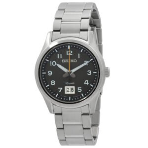 Seiko Classic Quartz Black Dial Men's Watch SUR569P1