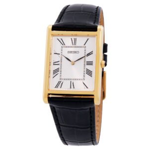 Seiko Classic Quartz White Dial Men's Watch SWR104P1