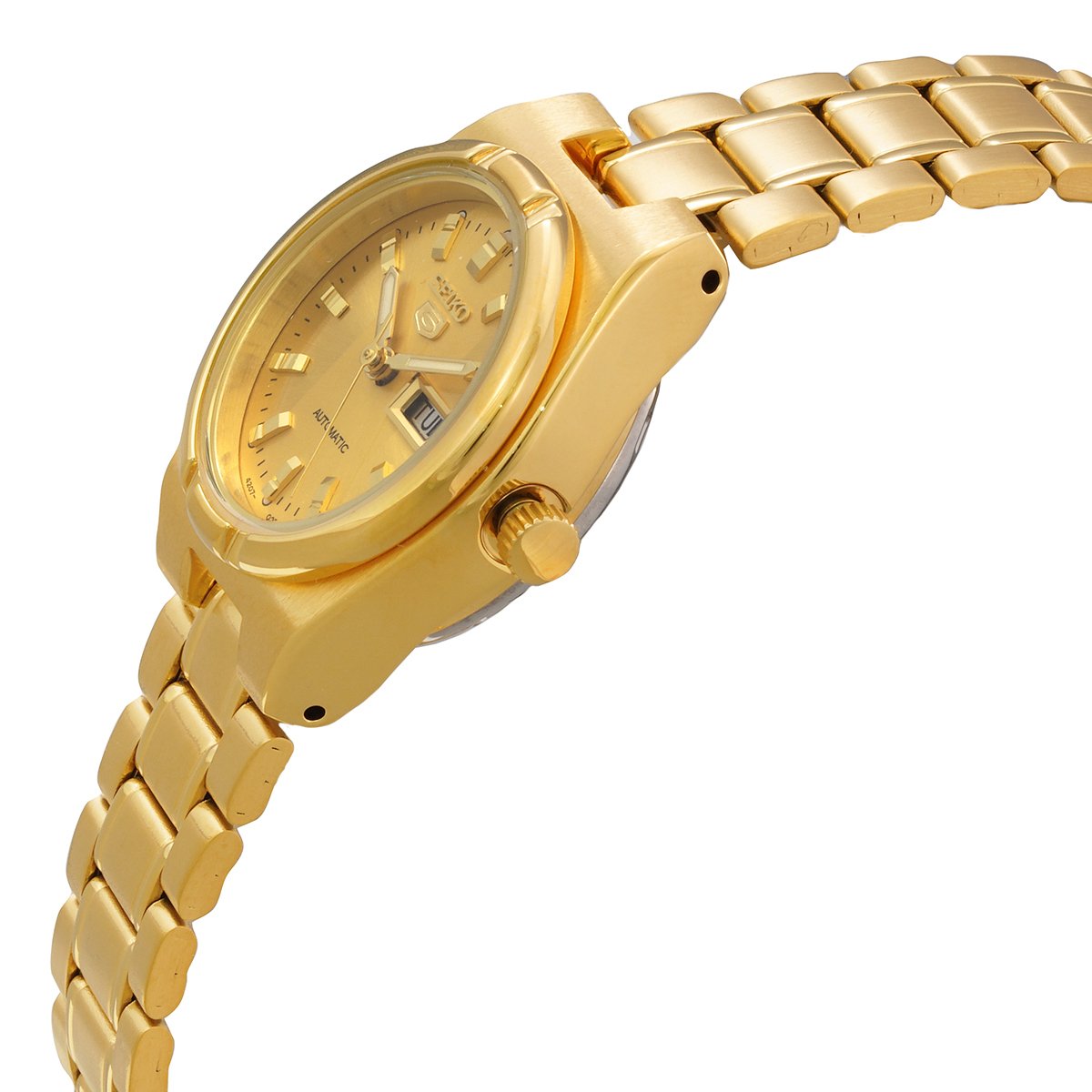 Seiko Series 5 Automatic Gold Dial Ladies Watch SYM600K1 - Image 2