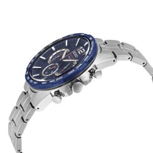 SEIKO Essentials Chronograph Quartz Blue Dial Men's Watch Ssb345