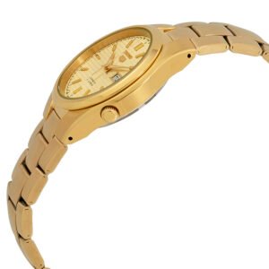 SEIKO Series 5 Automatic Gold Dial Men's Watch SNK610