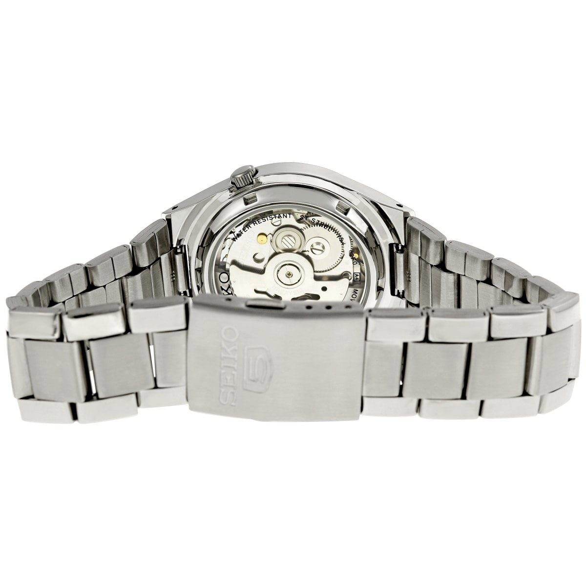 SEIKO 5 Black Dial Stainless Steel Men's Watch SNK623 - Image 2