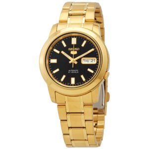 SEIKO Automatic Black Dial Men's Watch SNKK22K1