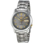 SEIKO 5 Automatic Grey Dial Stainless Steel Men's Watch SNKK67