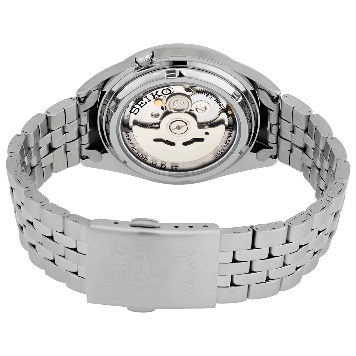 5 Black Dial Stainless Steel Men's Watch SNKL23J1 - luxury watch
