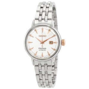 Presage Cocktail Automatic Diamond White Dial Ladies Watch SRE009J1 - luxury watch