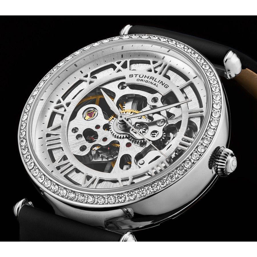 Stuhrling Original Legacy Automatic Silver Dial Ladies Watch M17196 - Image 4