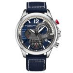 Stuhrling Original Aviator Quartz Blue Dial Men's Watch M13587