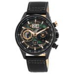 Stuhrling Original Aviator Black Dial Men's Watch M15544