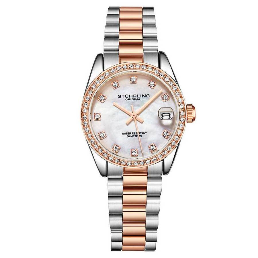 Stuhrling Original Vogue Silver-tone Dial Ladies Watch M15947